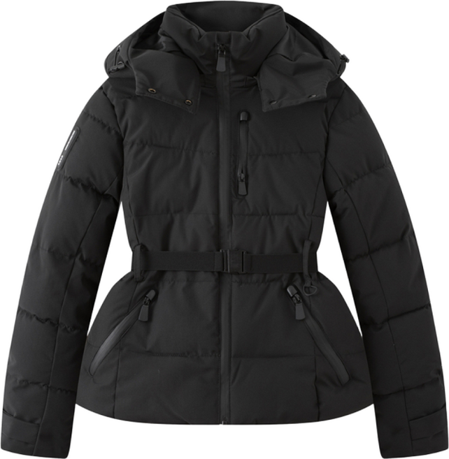 ZAJA 겨울 여성 트렌디 후드 패딩 보온 스키 패딩 점퍼