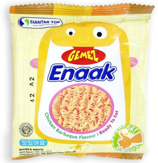 에낙 라면 스낵 치킨바베큐맛, 16g, 90개