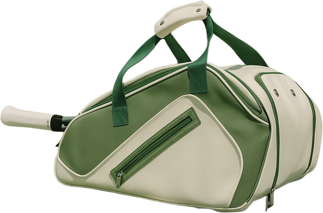 비밀공간 미니 테니스 라켓 가방 백팩 배드민턴 피클볼, 그린, 1개