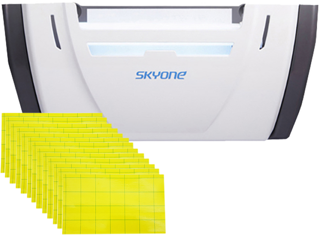 식품공장 식당 날파리퇴치기 업소용 포충기 벌레퇴치기 + 리필 끈끈이 13매, 스카이에프