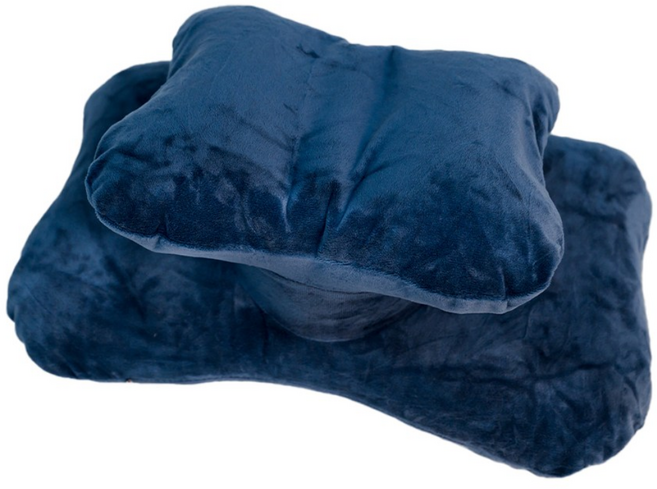 투바이젠 팽창식 엎드려자는 낮잠 베개 사무실 책상베개, 1개, 네이비