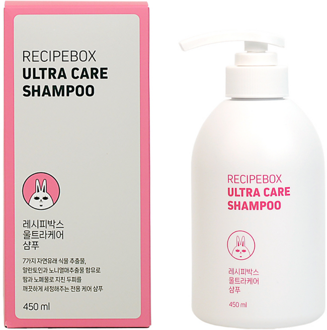 레시피박스 울트라 케어 키즈 샴푸, 450ml, 1개