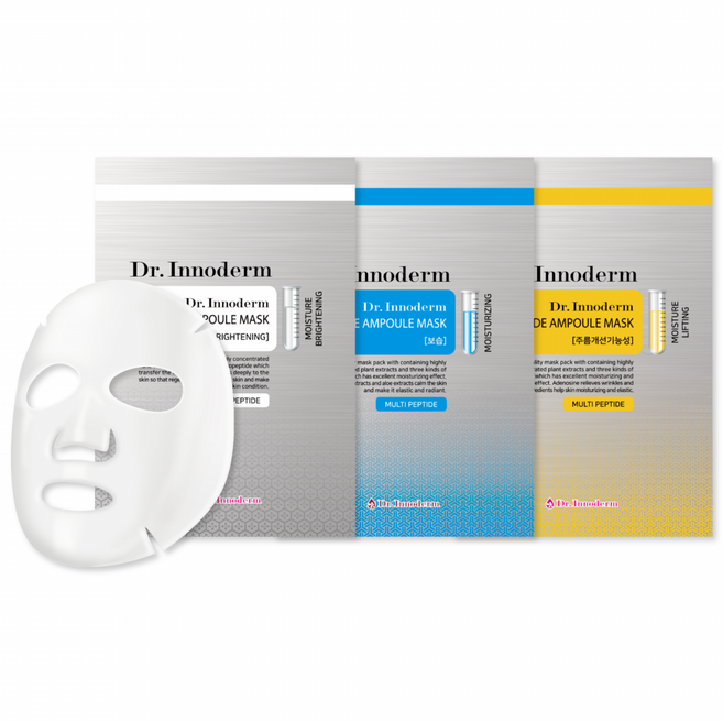 닥터이노덤 멀티펩타이드 앰플 마스크25g (10장) 3세트 구매시 1세트 추가증정, 주름용, 1개, 10개입