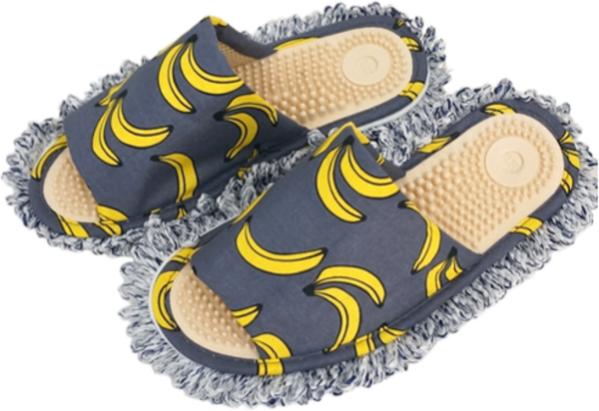 홍기 청소실내화, 14)바나나지압네이비, 1개