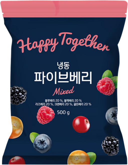 [생활앤] 냉동 파이브베리 500g x 2개
