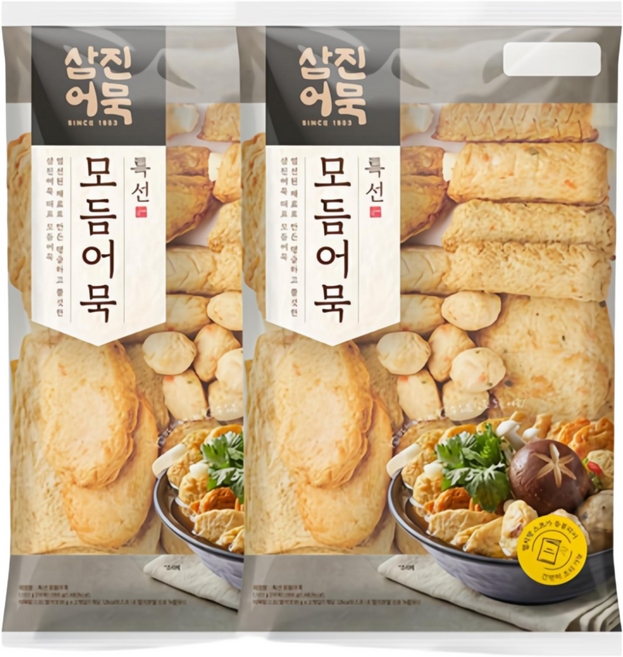 [삼진어묵] 특선모듬어묵, 1.102kg, 2개