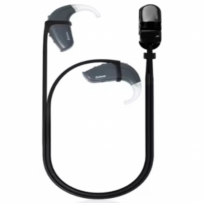 보청기 분실방지 끈, 1개, 검정색 양쪽