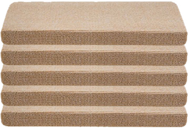 딩동펫 애견 미끄럼방지 논슬립 계단매트, 베이지, 5개