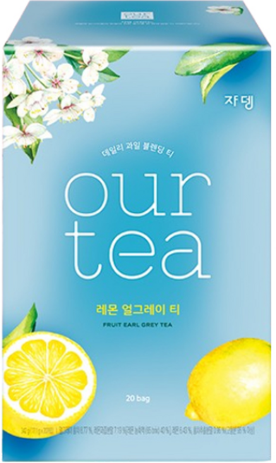 쟈뎅 아워티 레몬 얼그레이 티, 17.1g, 20개입, 1개