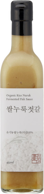 유기농 쌀로 만든 쌀누룩젓갈 300ml 450ml, 1개