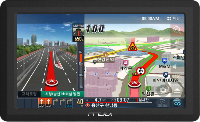 아이테라 i70 32G UP 아이나비2D 공식인증 네비게이션 (TPEG+지도) 거치대+DMB안테나 포함 무제한무료 후방퀵뷰, 32GB, +TPEG+거치대+DMB안테나