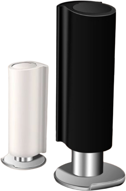 팩토리엘 초슬림 무타공 도어스토퍼 자석 방문고정, 블랙, 1개