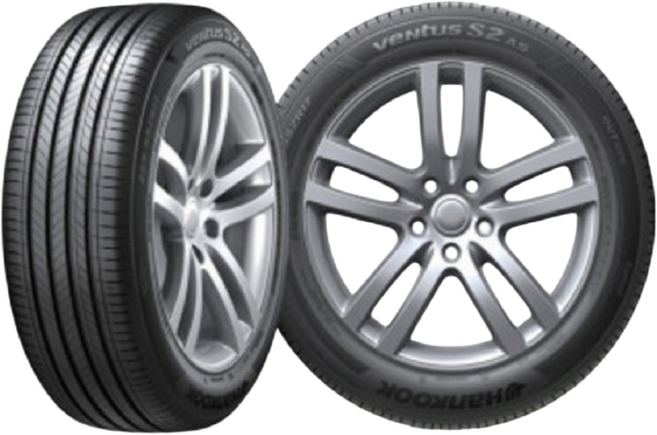 범타이어 / 한국타이어225 55 17 벤투스 S2 AS H462 2255517 ventus S2 AS, 1개