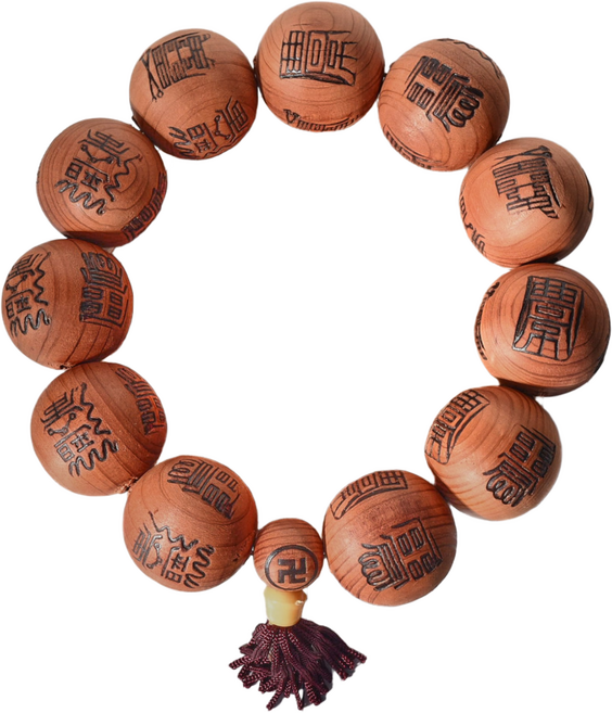 향나무 부적 단주 불교염주 불교팔찌 합장주 기어봉 염주(30mm)