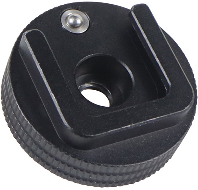 양면 1/4 콜드슈 핫슈 삼각대 메탈 브라켓 어댑터 조명 마이크 모니터 카메라 연결, AC-H51, 1개