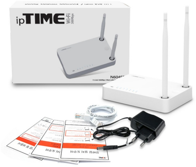 ipTIME 유무선 공유기, N604SE PLUS, 1개