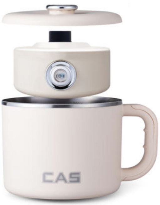 카스 여행용 전기포트 0.8L 휴대용 내부올스텐 캠핑 주전자 커피 라면 분리식포트 CCPT-002