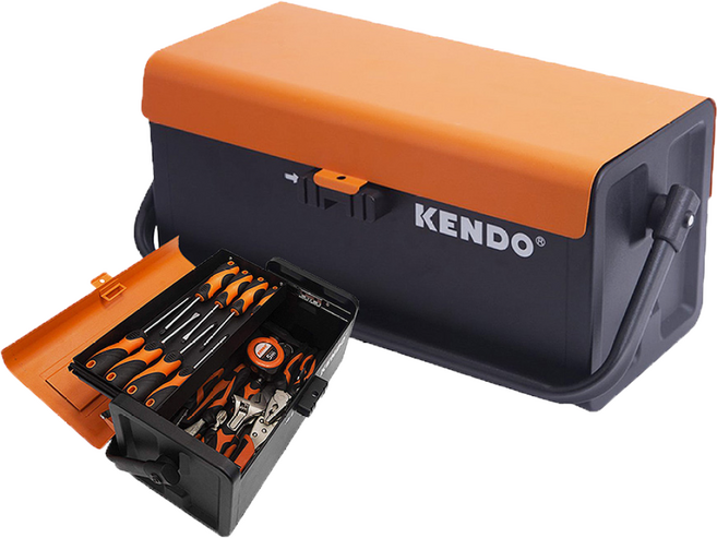 켄도 16인치 철제공구함 90210 / 공구박스 슬라이드박스 공구함 철재, 1개