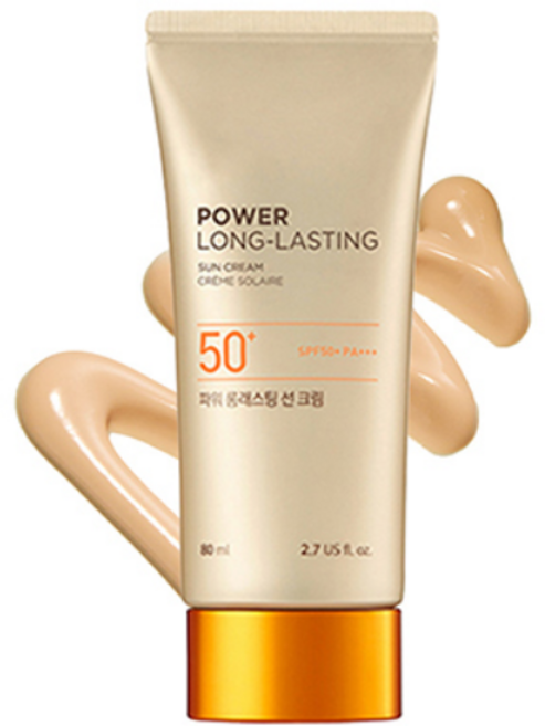 더페이스샵 내추럴 에코 파워 롱래스팅 선크림 SPF50+ PA+++, 80ml, 1개