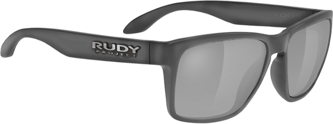 루디프로젝트 NEW 스핀호크 플랫메탈 선글라스 야구 낚시 자전거 골프 등산, 크리스탈 애쉬/레이저 블랙, 1개