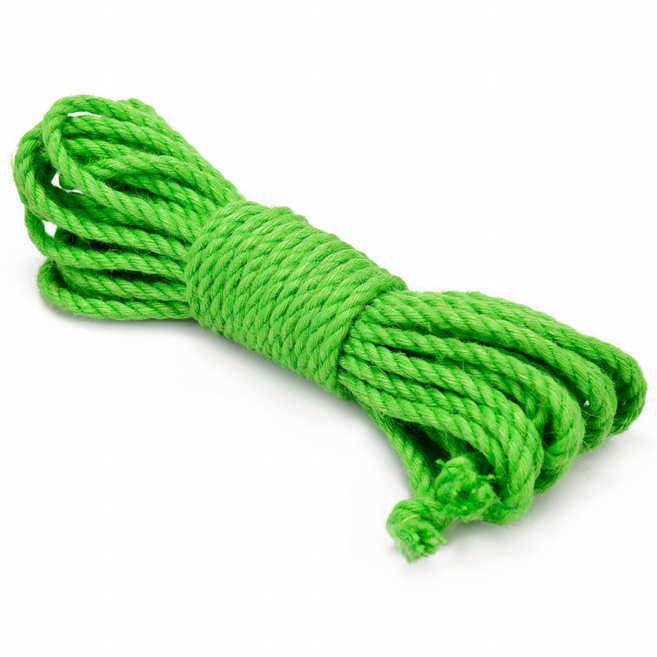 6.0mm 황마로프 칼라 주트로프 (30color) 로프, 26.NEON GREEN