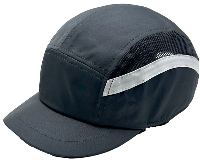 국제 경작업모 안전모 반사띠 적용 쿠션 포함, 회색, 1개