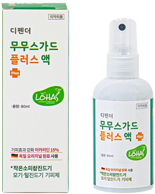 진드기 디펜더 무무스가드플러스 액 모기기피제, 1개, 80ml - 쿠팡