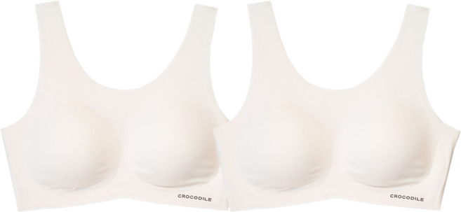 [크로커다일] 소프트핏 쉘론 U넥 패드일체형 브라2종 오트밀 CDWBR5M01_2