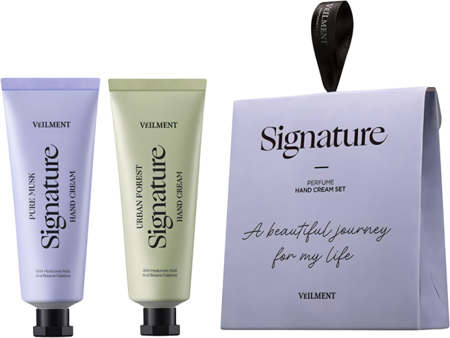 벨먼 시그니처 시어버터 핸드크림 퓨어 머스크 + 어반 포레스트 기프트 2종 세트, 30ml, 1개
