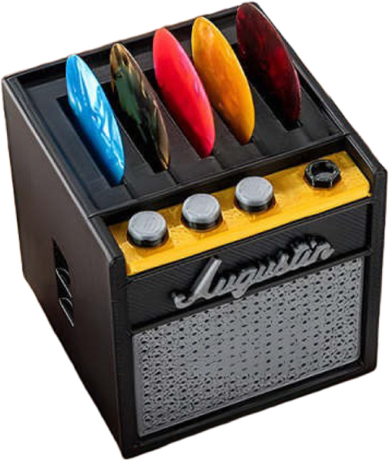 플레이그루 앰프 스피커 기타 피크 케이스 보관함 기타용품, 1개