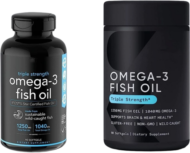 알래스카산 명태 1040mg 오메가-3 피쉬오일 60정, 1개