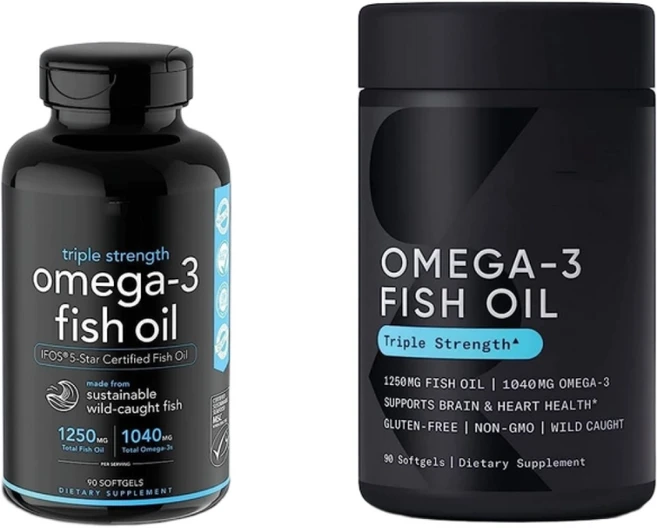 알래스카산 명태 1040mg 오메가-3 피쉬오일 60정, 1개 - 쿠팡