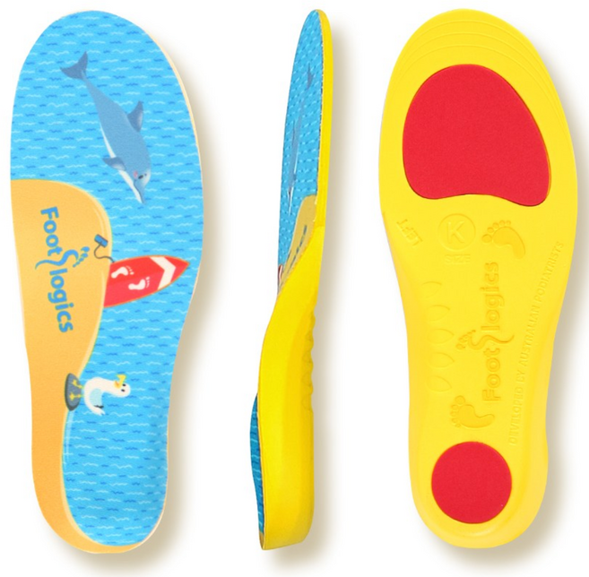 풋로직스 키즈FL 기능성 깔창 어린이 평발 안짱다리 자세 교정 아치 인솔, 1개