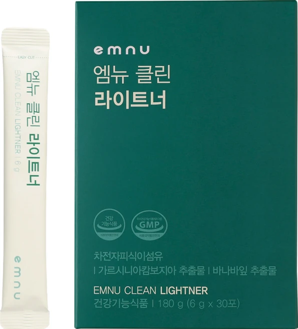엠뉴 가르시니아 캄보지아 다이어트 보조제 뱃살 체지방감소 지방분해 클린 라이트너 (30포), 2박스, 180g - 쿠팡