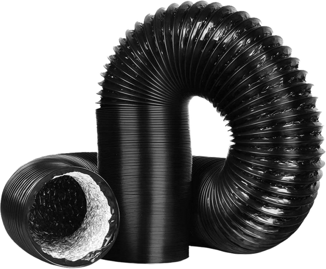 기란 고기집 업소용 직화기 후드용 자바라 103파이 10m 닥트호스 은색 동색 검정, 1개