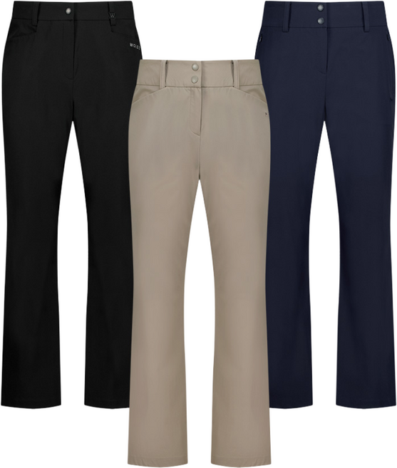 [울시] 여성 스판 본딩 밴딩 골프 팬츠 여름용