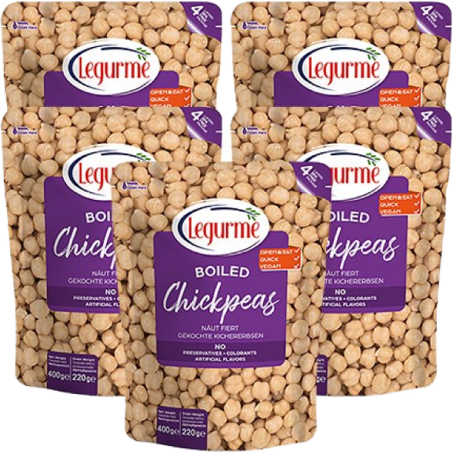 칙피스 삶은 병아리콩 400g x 5봉, 5개