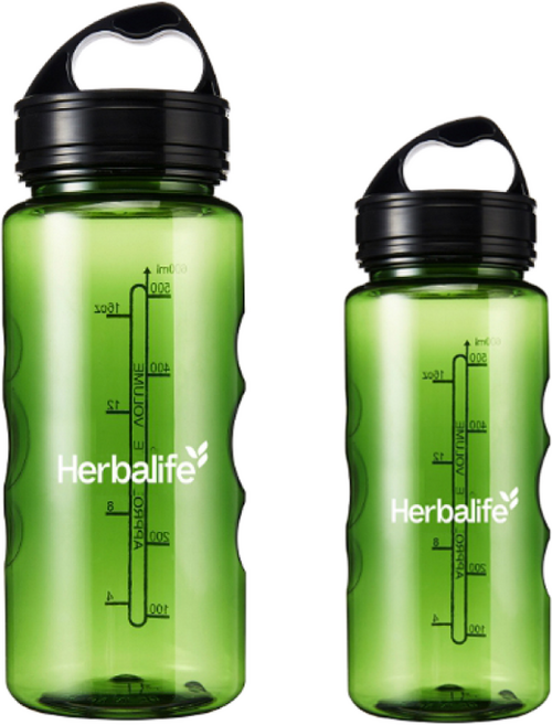 허벌라이프 물통 1L + 600ml 세트, 그린, 1세트