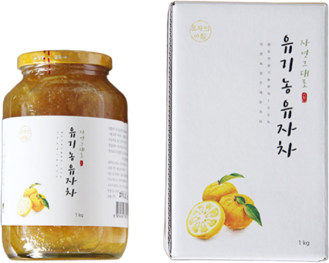 맛꾼 [완도 직송] 집에서 담은것 같은 찐한맛! 유기농 유자진액 유자차, 유자차 1kg