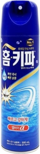 홈키파 엘비이 알파 수성 뉴에어로솔 살충제 500ml, 10개