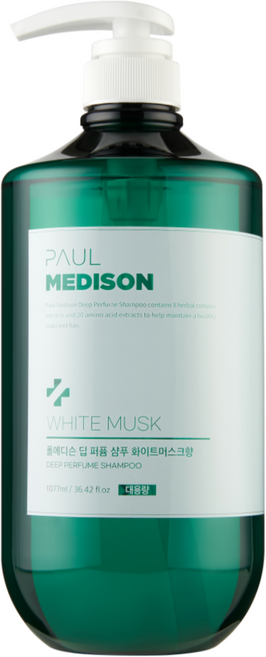 폴메디슨 딥 퍼퓸 샴푸 화이트머스크향, 1개, 1.077L