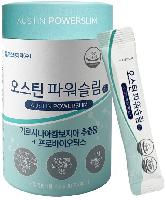 오스틴제약 파워슬림 체지방감소/프로바이오틱스, 1개, 30회분