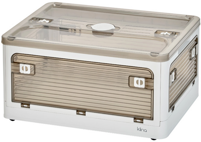 클리나 오픈형 리빙박스 접이식 수납함 의류 정리함 펜트리 대형, 리빙박스 28리터, 1개