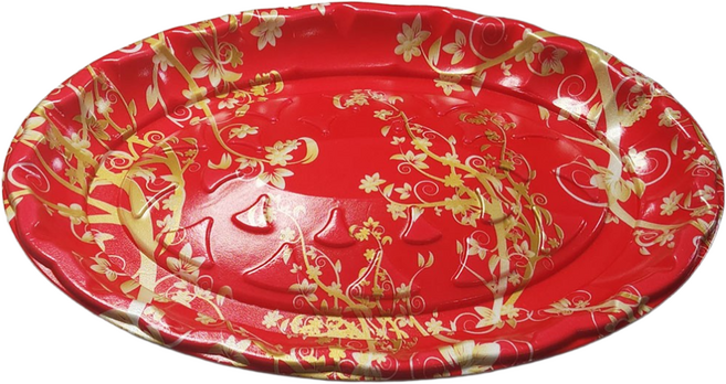 회포장용기 SS-330 적색 PSP트레이 (뚜껑 별도 판매), 1개, 200개입