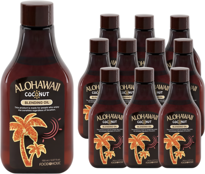 바디프로필오일 다크블렌딩오일 썬텐 몸에바르는 오일 야외 셀프 비키니 태닝, 10개, 150ml