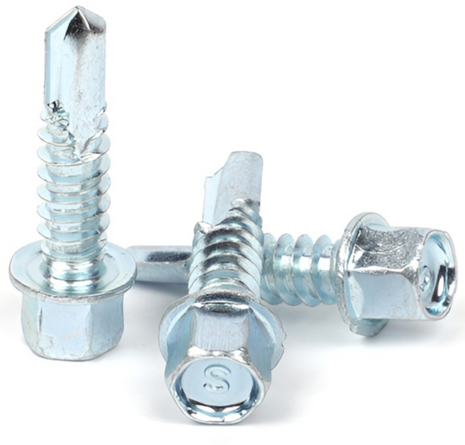 판넬피스 육각머리 피스 8mm피스 나사 판넬 나사 육각 스쿠류볼트 육각직결피스, 판넬피스 백색, 1개