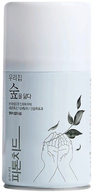 순수니아 피톤치드 원터치캔 탈취제, 295ml, 1개