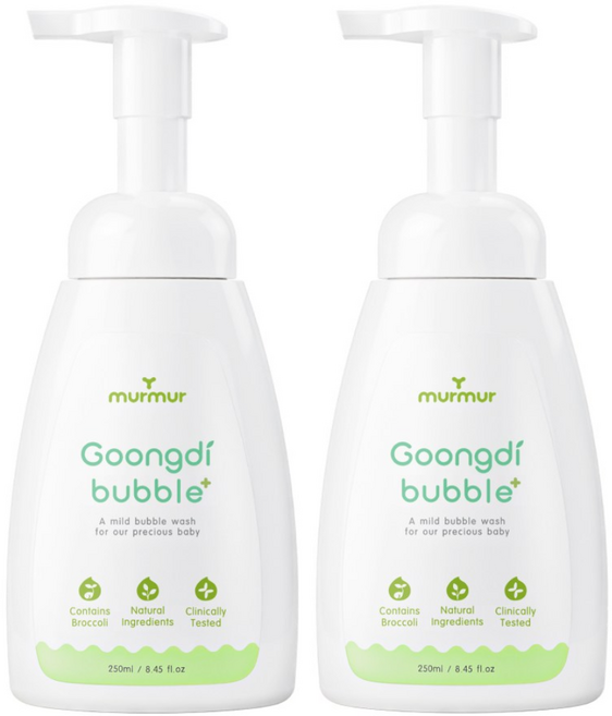 머머 궁디 버블워시 플러스 영유아 청결제 무향, 250ml, 2개