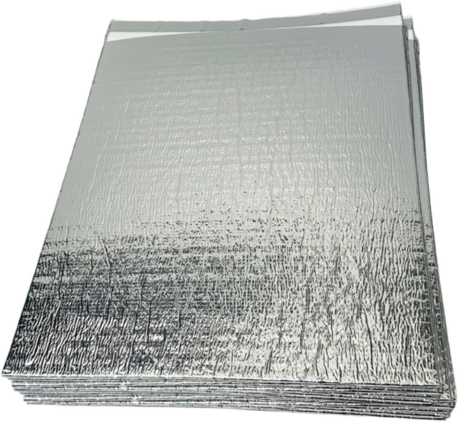 고급 은박 특수 보온 보냉 팩 봉투 파우치 25 x 34cm, 20개, 실버