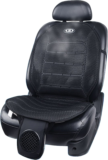 자동차 통풍시트 프리미엄 매쉬 쿨링 시원한 여름 필수 자동차시트커버 방석 12v 24v 호환, 1개